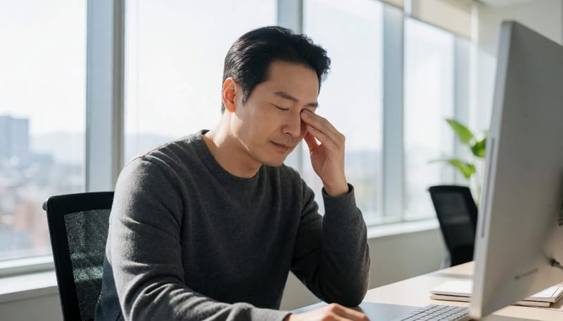 코골이가 반복되면 낮 동안의 졸림으로 이어질 수 있습니다.