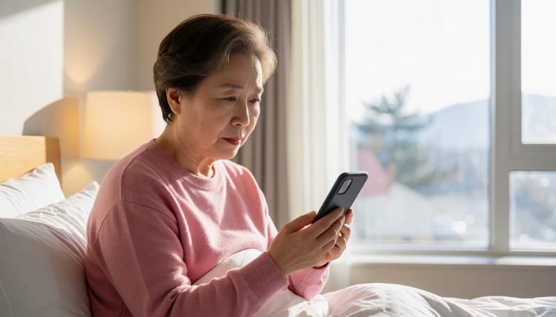 밤늦게 검사 정보를 찾아보는 경우가 많습니다