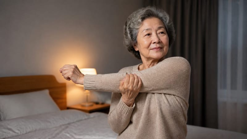규칙적인 취침 시간과 가벼운 스트레칭은 수면 리듬을 안정시키는 데 도움이 됩니다