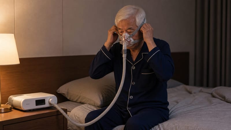 양압기는 매일 밤 사용 기준을 채워야 건강보험 적용이 이어집니다.