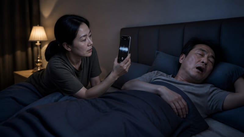 성남 수면무호흡증, 배우자의 녹음 영상이 진료로 이어지는 이유