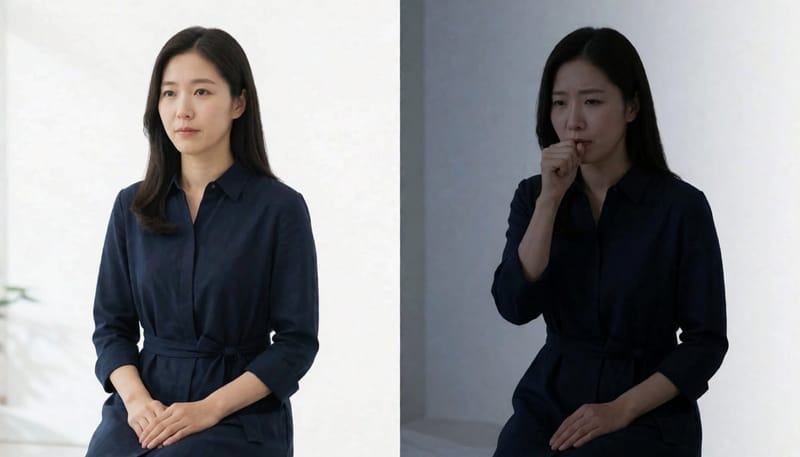 낮에는 견디지만 밤이 되면 심해지는 기침 증상의 시간대별 비교