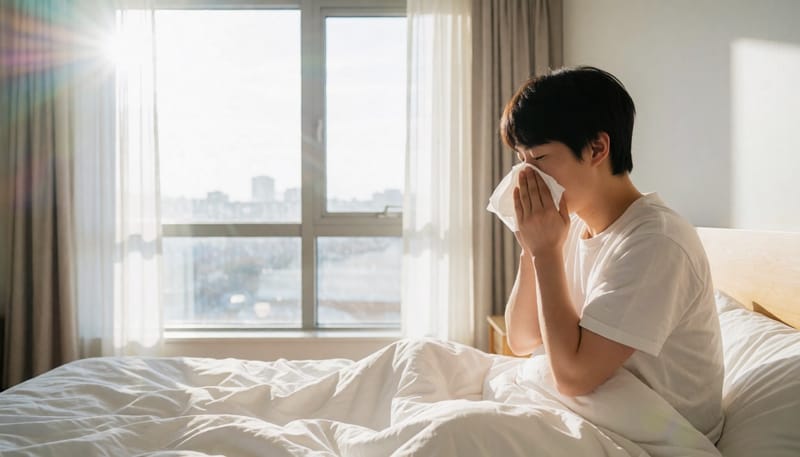 환절기 아침마다 재채기가 멈추지 않을 때 짚어볼 것들