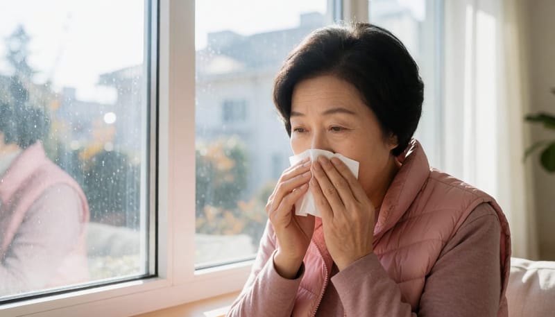 환절기 아침마다 반복되는 재채기와 콧물은 알레르기비염의 흔한 신호입니다.