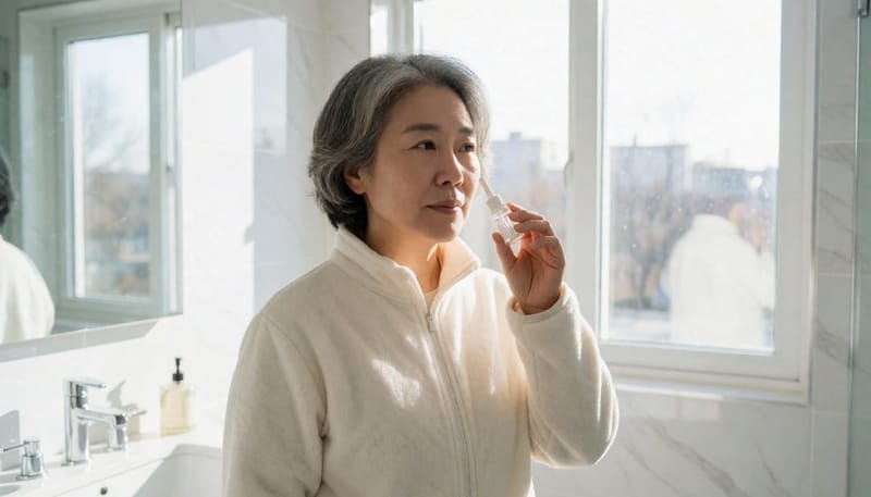 생리식염수 비강세척은 약물치료를 시작하기 전 보조적으로 활용되는 방법입니다.