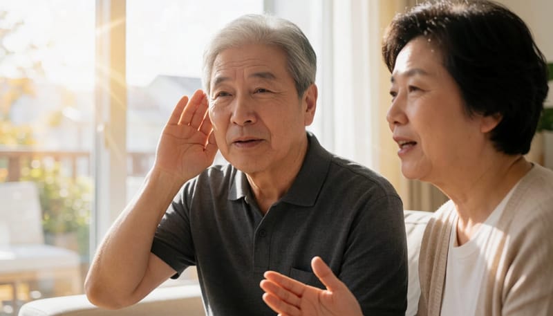 대화나 텔레비전 소리를 자주 놓치는 변화는 청력 저하의 초기 신호가 될 수 있습니다.