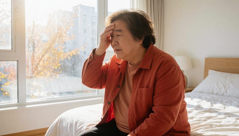 환절기 아침, 갑작스러운 어지럼증을 느끼는 순간