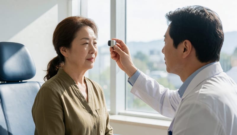전정기능검사나 진찰을 통해 어지럼증의 원인을 구분합니다.
