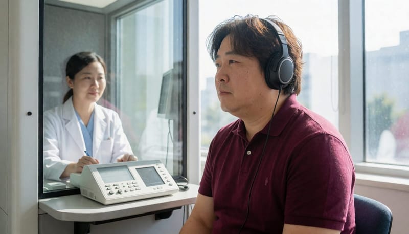 청력검사와 이명도검사로 치료 방향을 정하는 과정
