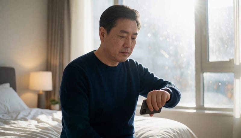 밤이 깊을수록 또렷해지는 이명 때문에 잠들기까지 시간이 길어지는 경우가 많습니다.