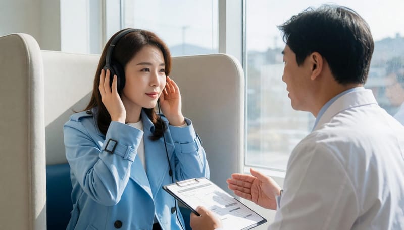 소리치료나 이명재훈련치료는 청력검사 결과를 바탕으로 방향을 정합니다.