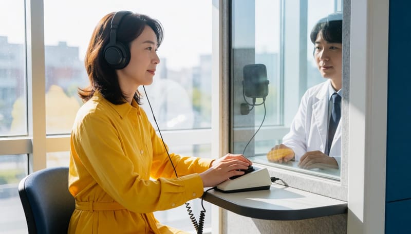 순음청력검사는 청력 저하 여부와 정도를 확인하는 기본 검사입니다