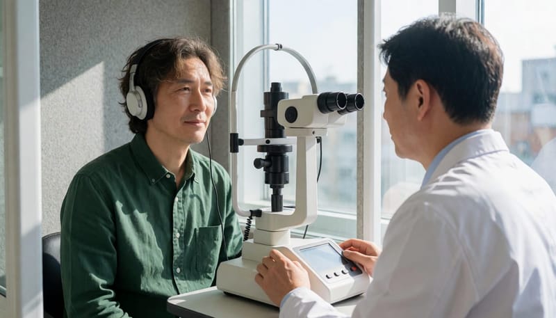 청력검사와 이명 강도·주파수 검사를 함께 진행해 원인을 확인한 뒤 치료 방향을 정하게 됩니다.