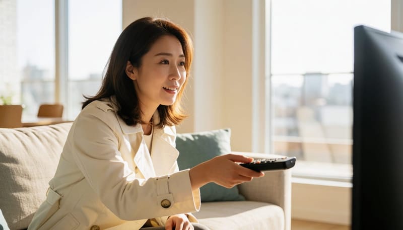 TV 소리를 자주 키우게 된다면 청력 저하의 신호일 수 있습니다.