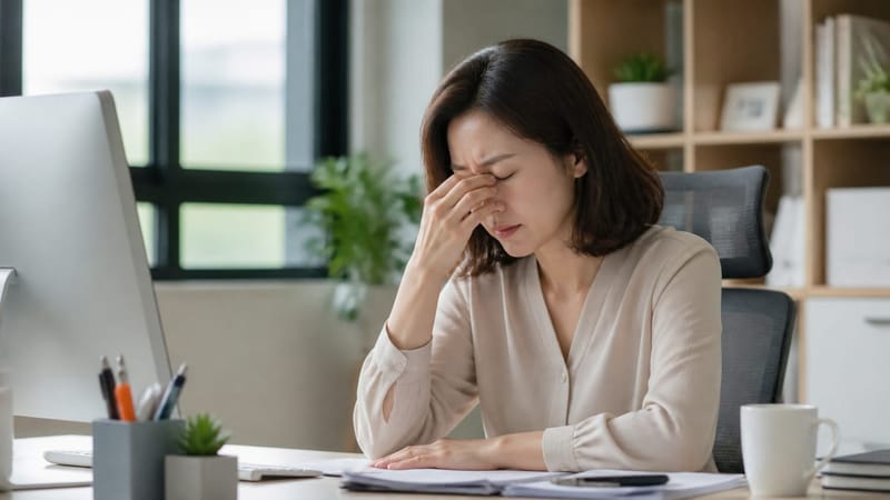 만성 피로는 수분 부족 외에도 수면, 혈당, 갑상선 기능 등 여러 요소와 관련될 수 있습니다