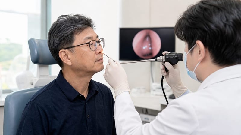 코막힘이 장기간 이어진다면 진료를 통해 비강 상태를 확인해볼 수 있습니다