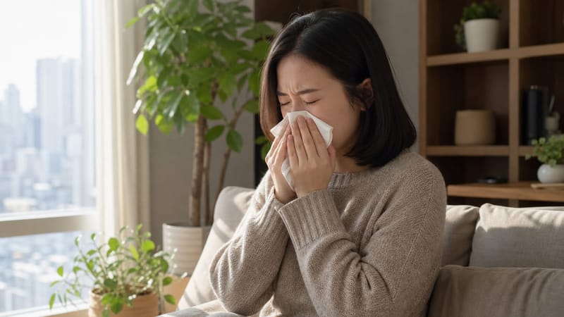 잦은 재채기와 코막힘은 단순한 계절 증상이 아닐 수 있습니다.