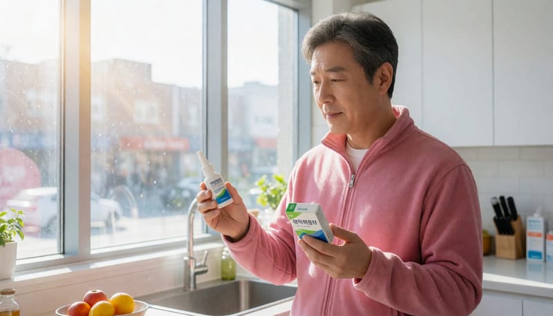 항히스타민제와 비강 스프레이 중 무엇을 먼저 쓸지는 증상 지속 기간에 따라 달라집니다.