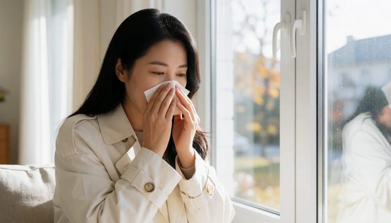 건조해진 가을 공기는 코 점막을 쉽게 자극합니다.