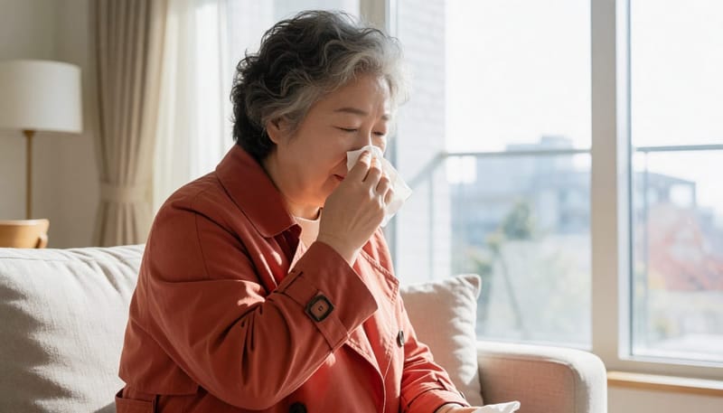아침마다 반복되는 코막힘, 가족이 먼저 알아차리는 경우도 많습니다.