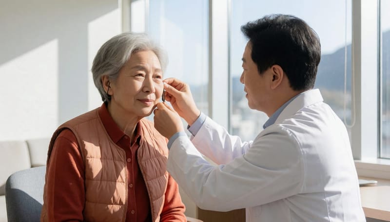 보청기는 착용 후에도 소리 크기와 음질을 단계적으로 재조정하는 과정이 필요합니다