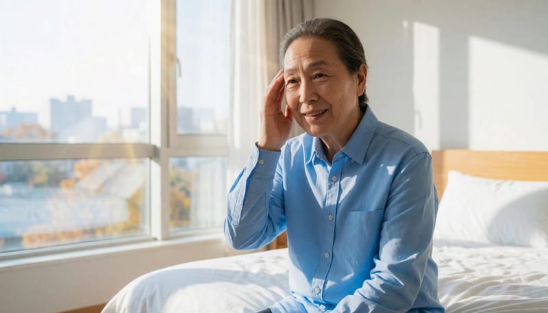 환절기 아침, 자리에서 일어나다 순간적으로 어지럼을 느끼는 경우가 늘어납니다.