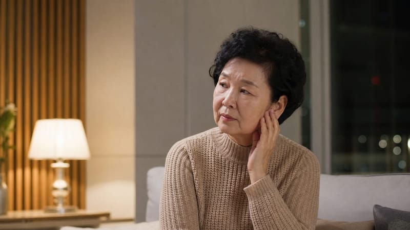 조용한 밤, 낮보다 크게 느껴지는 이명을 알아차리는 경우가 많습니다.