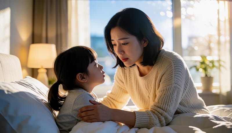 환절기 밤, 갑자기 침도 못 삼키고 숨쉬기 힘들어요