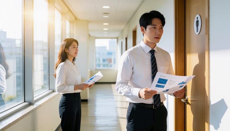 중요한 발표 앞두면 배가 아프고 화장실을 가요, 원인과 관리 순서