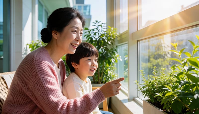 실외활동 시간은 눈 성장 관리에서 빼놓을 수 없는 부분입니다.