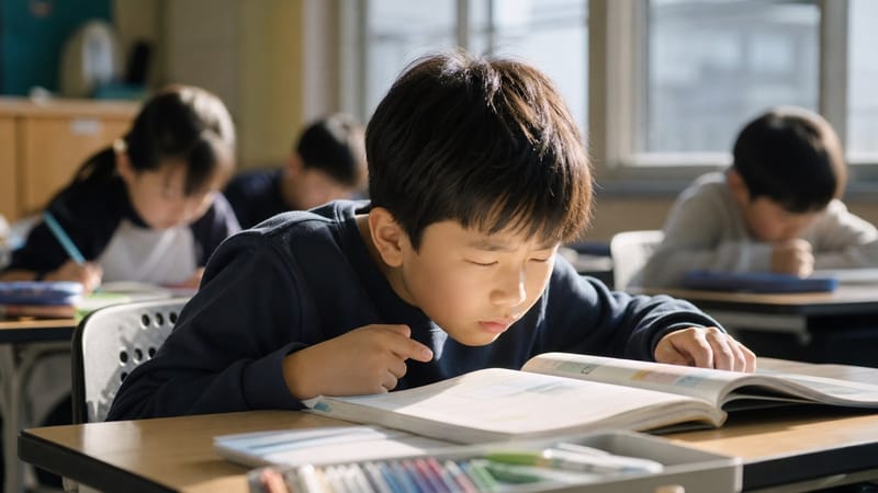 노원구 소아근시, 폭염 방학 끝 개학 전 시력 체크 포인트