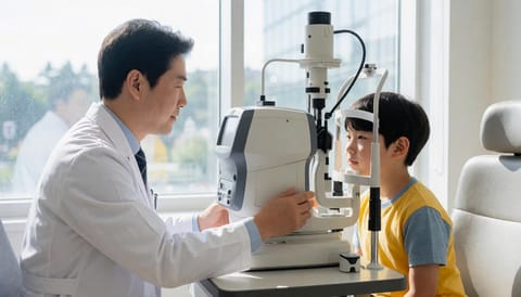 월곡역 소아근시, 개학 후 시력검사에서 드러나는 변화