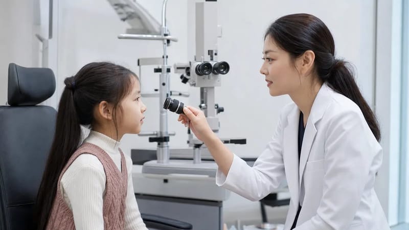 조절마비굴절검사는 눈의 조절 작용을 일시적으로 막아 실제 굴절 수치를 측정합니다