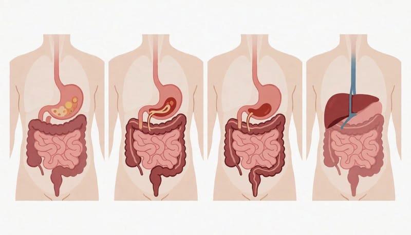 철분 소모와 흡수의 불균형이 일어나는 체내 과정 설명 그림