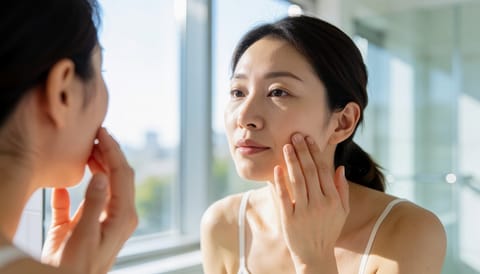 얼굴에 작은 살색 돌기가 갑자기 여러 개 났어요, 그 이유는