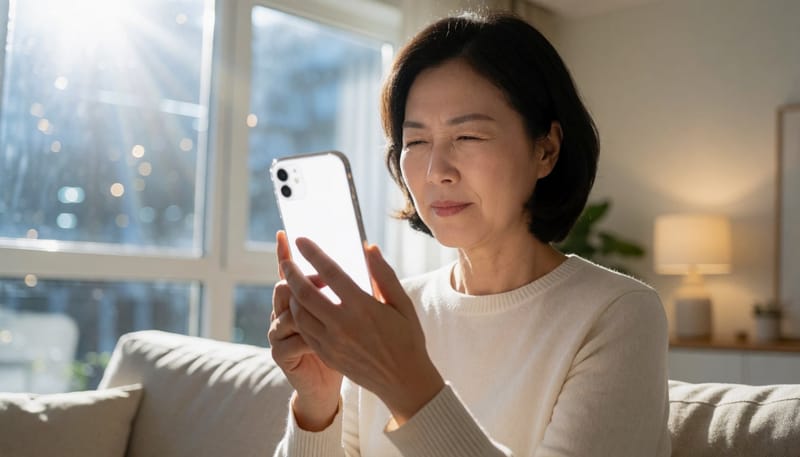 눈앞에 떠다니는 검은 점이 갑자기 확 늘었어요, 지금 확인할 것들