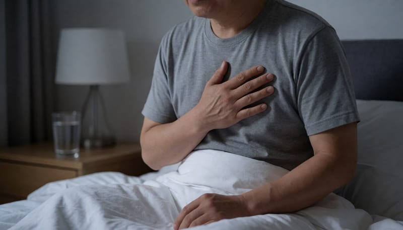 가슴이 타는 듯 쓰리고 신물이 올라와요, 위산 역류 판정 기준은