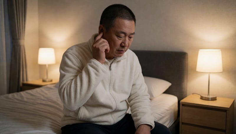 이명으로 잠들기 어려운 밤이 길어지면 혈압·혈당 조절에도 부담이 될 수 있습니다.