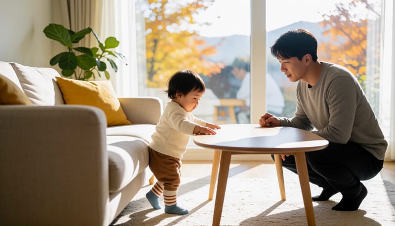 18개월인데 아직 혼자 못 걸어요, 환절기 실내부터 점검하세요