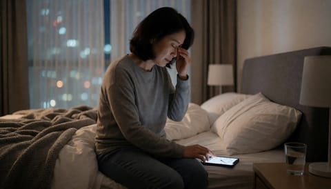 행운동 불면증, 검사지에 적힌 숫자가 뜻하는 것