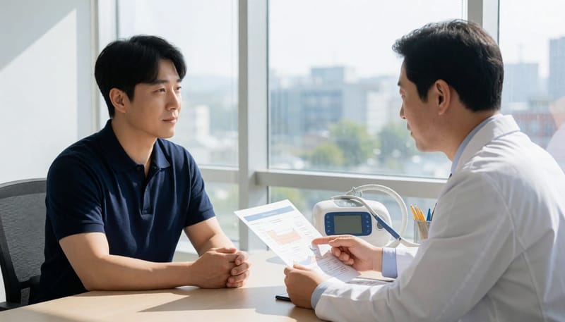 검사 결과에 따라 생활습관 교정부터 양압기, 수술까지 치료 방향이 달라집니다.