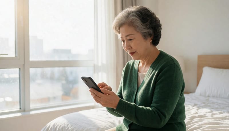 수면 중 코골이 시간과 패턴을 기록해보는 것은 자가관리의 첫 단계입니다.
