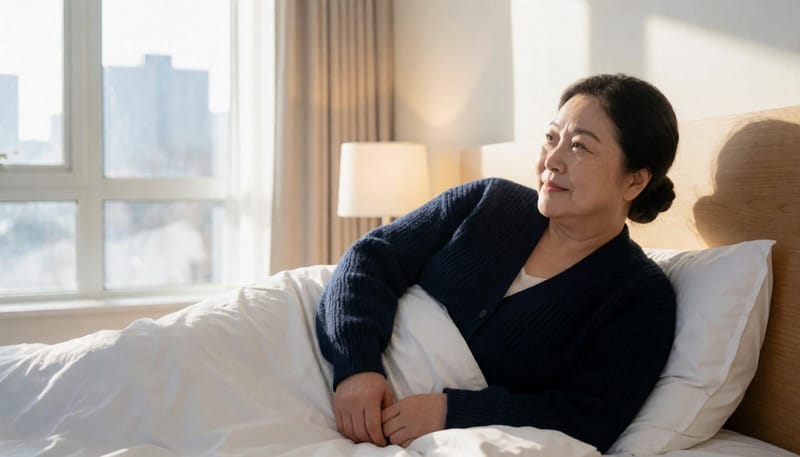 가정용 간이수면검사는 호흡기류와 산소포화도를 중심으로 기록합니다.