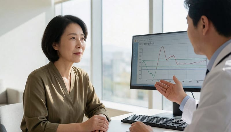 수면다원검사 결과지는 시간당 무호흡 횟수를 수치로 보여주어 코골이의 심각도를 가늠하게 합니다.
