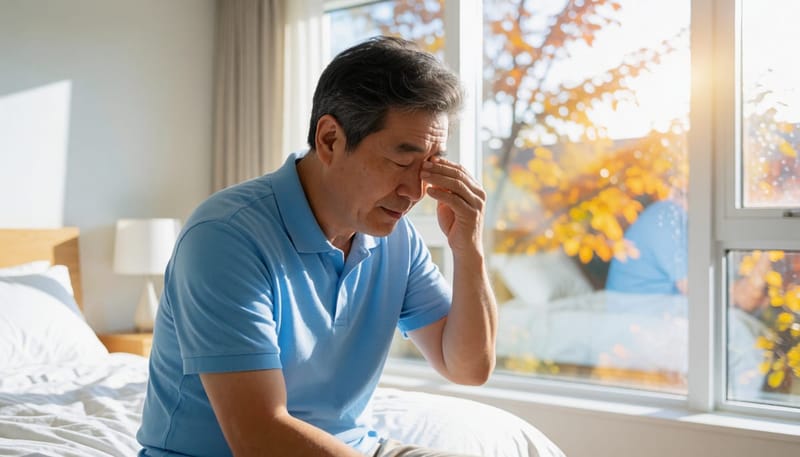 충분히 잔 것 같아도 개운하지 않은 아침, 수면무호흡증의 흔한 신호입니다.