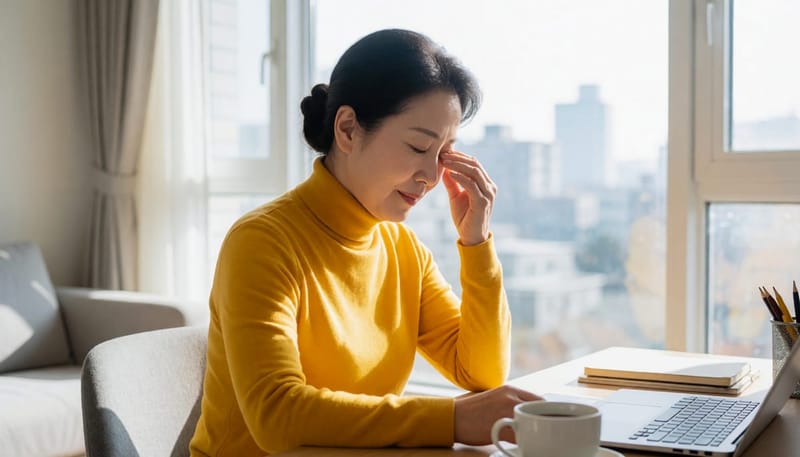 낮 동안 반복되는 졸림과 집중력 저하는 수면 중 무호흡이 보내는 신호일 수 있습니다.