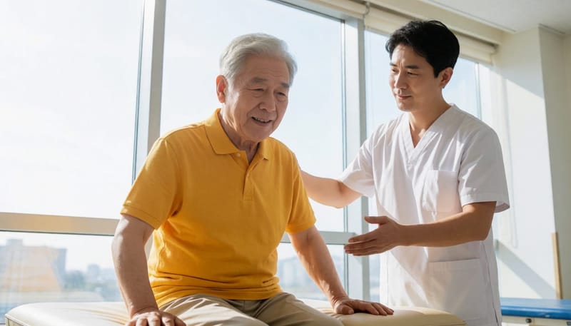 전정재활치료는 보통 수주 이상 꾸준히 반복해야 균형감이 서서히 회복됩니다