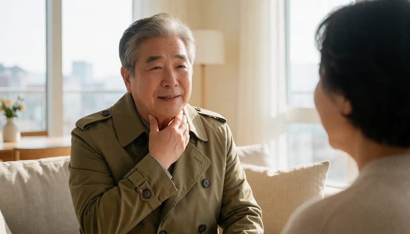 목 앞쪽 부종이나 이물감은 갑상선 이상의 초기 신호일 수 있습니다