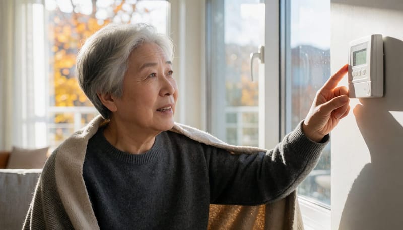 환절기에는 평소보다 추위에 더 민감해지는 경우가 있어 체온 변화를 살펴보는 것이 도움이 됩니다