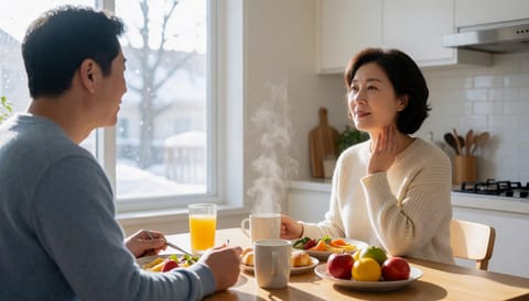 인천 갑상선고주파, 환절기 아침 목이 답답하다면